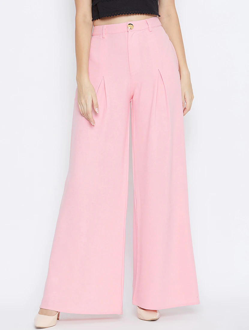 High Rise Pleated Trouser